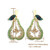 Pear Rhinestone Earrings