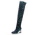 Sequined Thigh High Stretch Boots