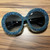 Rhinestone Goggle Sunglasses