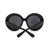 Rhinestone Goggle Sunglasses