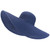 Wide Brim Blue Straw Hat