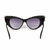 Oversized Floral Rhinestones  Cat Sunglasses