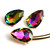 Iridescent Cuff Crystal Necklace