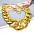 Gold Hoops Link Necklace