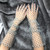 Polka Dot  Sheer Opera Gloves