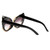 Over Sized Pink Rhinestone Cat eye Glasses