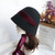 Ribbon Bucket Wool Hat