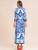 Blue and White Porcelain Coat Dress