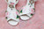 Jeweled Heel Floral Sandals