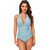 Vintage Style One Piece Swim Suit 