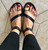 Gladiator Toe Ring Leather Sandals 