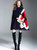 Patriotic Poncho Cape Coat 