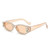 Luxury Cat Eye Diamond Reflective Lens Sunglasses