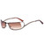 Fashion Ins Special-shaped Sunglasses Hollow Rivet Alloy Design