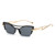 Personalized Trend Half Frame Cat Eye Sunglasses