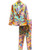 Buckle Happy Print Pant Suit