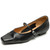 Black Maryjane Leather Girlie Shoes