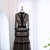 Vintage Style Tiered Long Sleeve Womens Dress