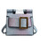 Sequined Iridescent Buckle Messenger Bag
