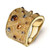 Multi Colored Paved Rhinestone Gold Ring