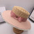 Pearl Adorned Pink Hat 