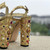 Jeweled Platform Sandals