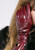 Vibrant Leather Gloves Burgundy