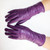  Vibrant Leather Gloves Purple