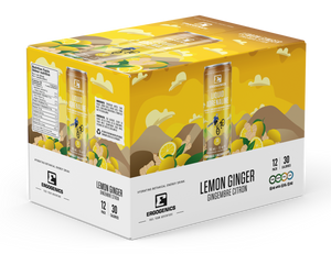 Ergogenics Liquid Adrenaline - Lemon Ginger - Case (12)