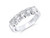 Five Stone Wedding Ring in 18K