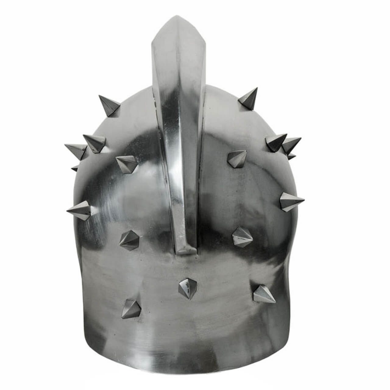Spiked Gladiator Helmet Chrome - Ice Imports