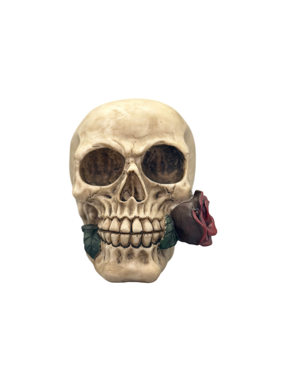 Skull with Rose in Mouth - Ice Imports