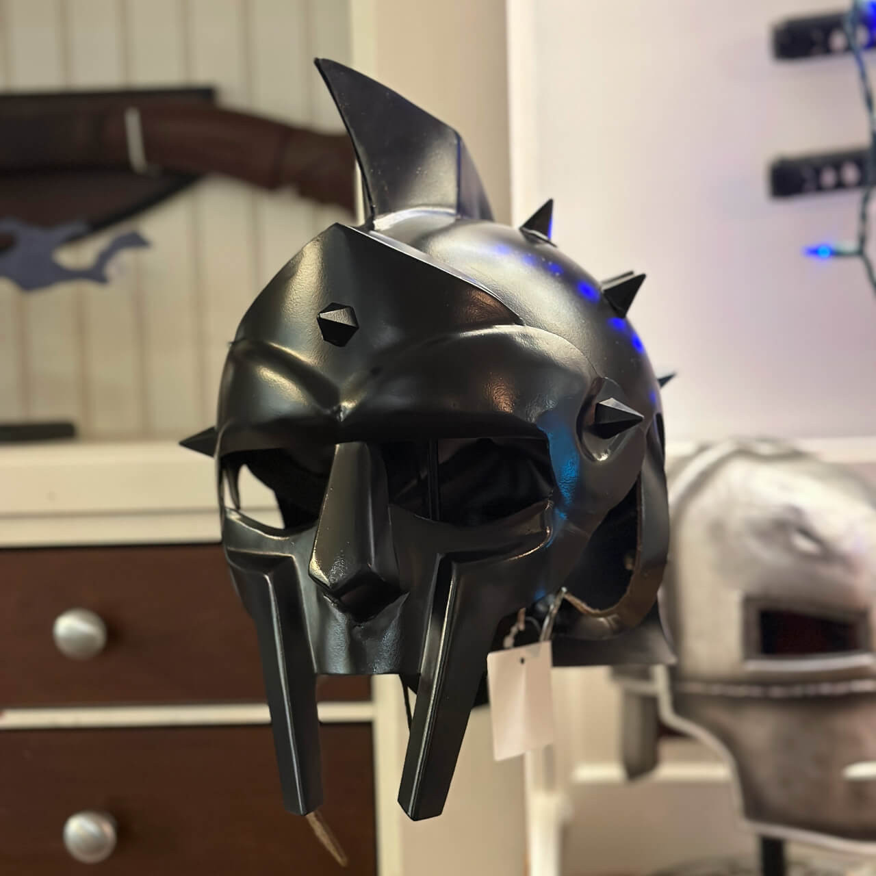Black Gladiator Helmet - Ice Imports