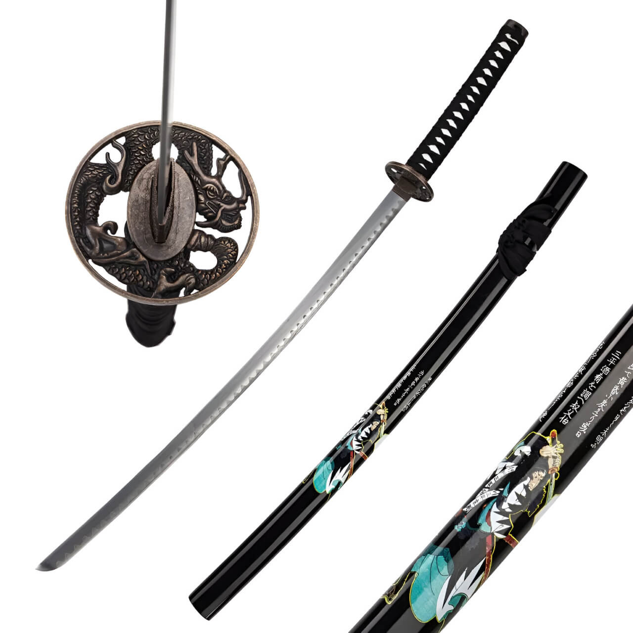 Dragon Samurai Duo Katana Set
