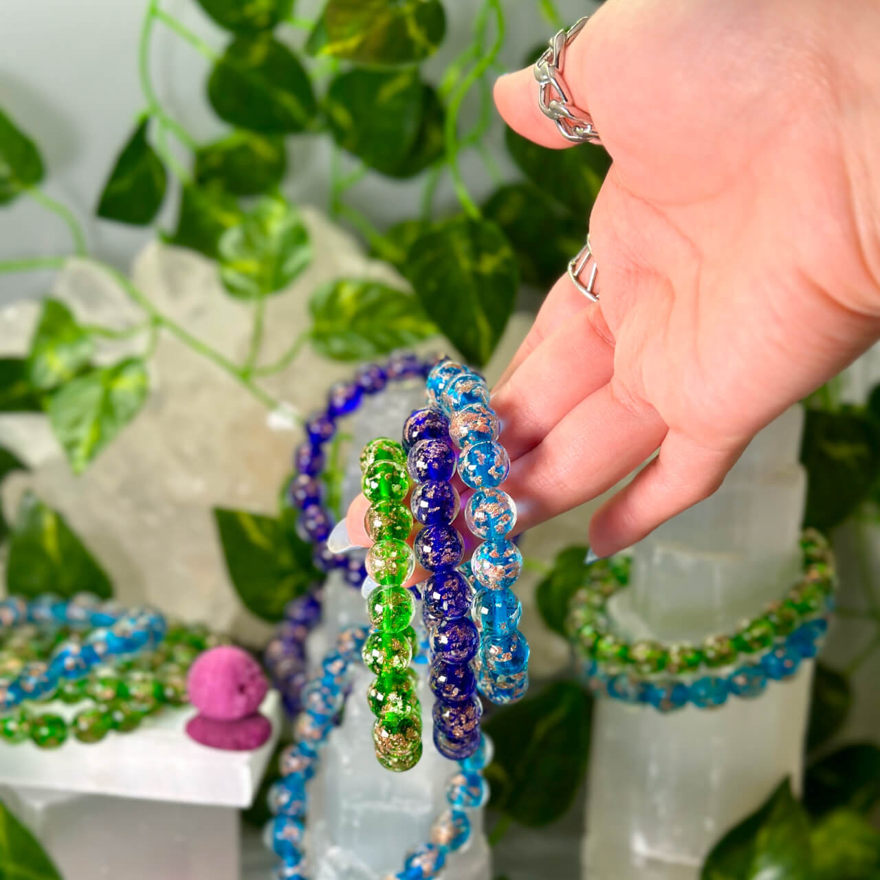 UV Reactive Firefly Bracelets