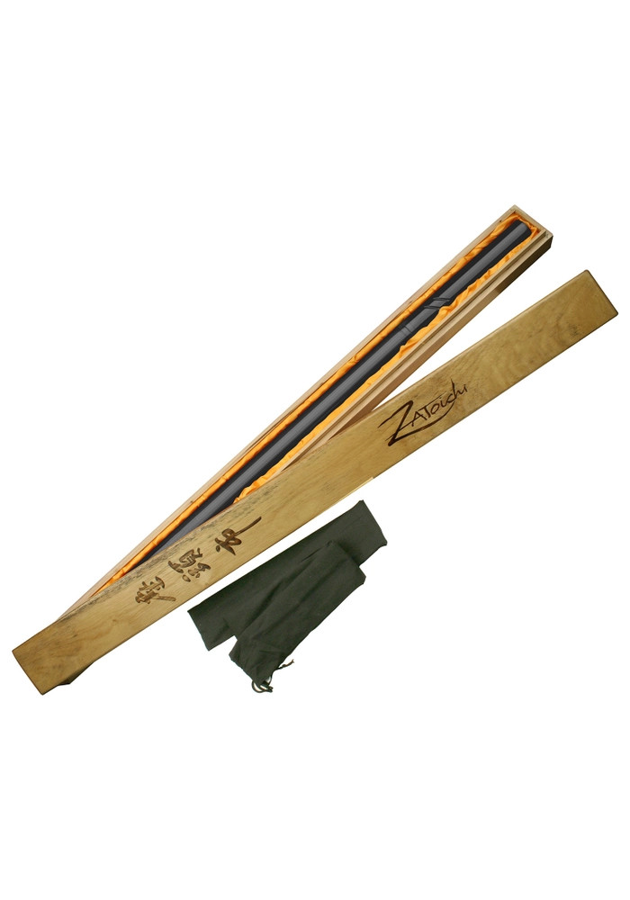 Straight Blade High Quality Katana with Wooden Box - Ice Imports