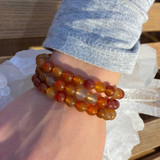 Adding a Pop of Color to Your Wardrobe with a Carnelian Stone Bracelet