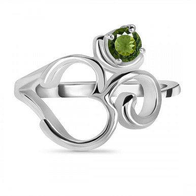 Moldavite Ring - Om Harmony