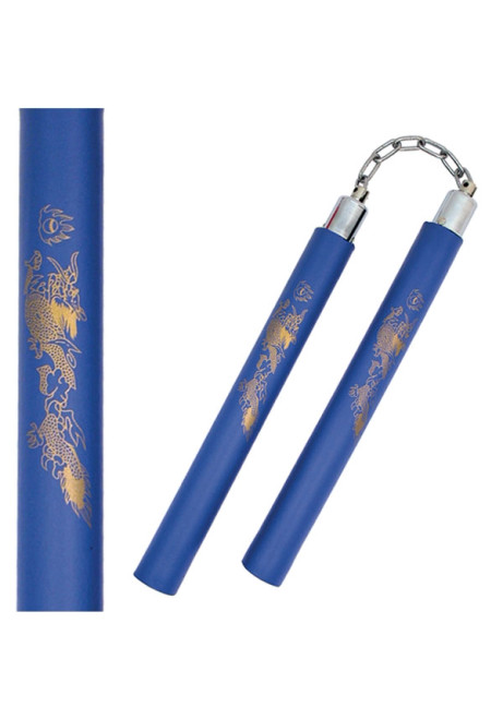 Blue Dragon Foam Training Nunchucks