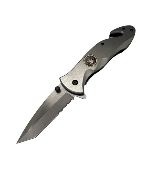 Gray Navy Assisted Pocket Knife