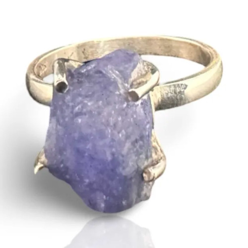 Tanzanite Ring - Rough Stone