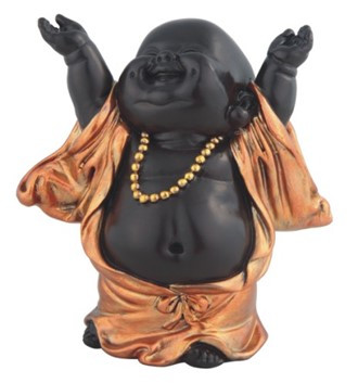 Black and Gold Up Little Monk