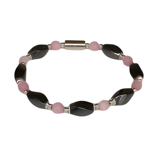 Pink Cat's Eye Magnetic Bracelet