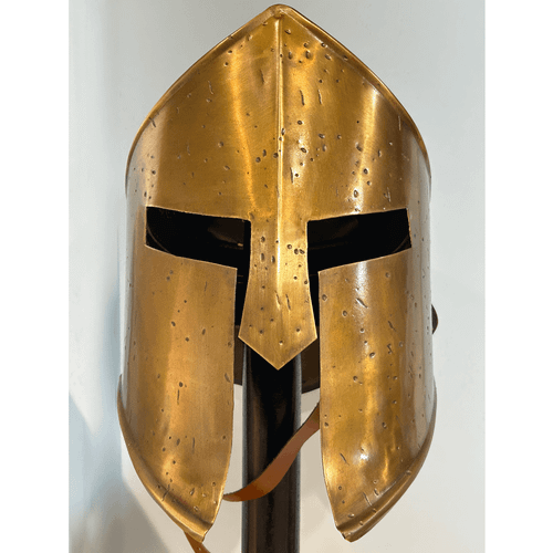 Brass Battle Worn Helmet