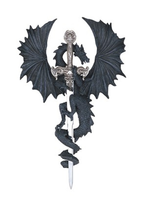 Dragon Wall Plaque with Sword