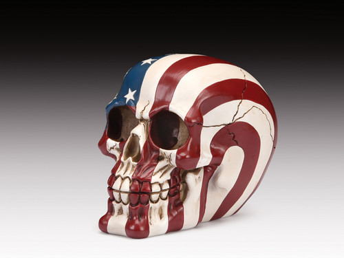 Skull USA Flag