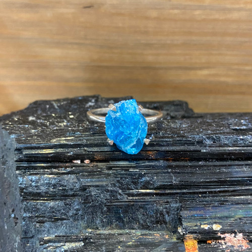 Neon Apatite Ring