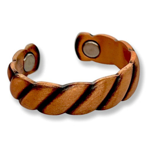 Baguette Magnetic Copper Ring