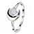 Rainbow Moonstone Ring - Moon