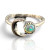 Opal Ring - Silver Moon